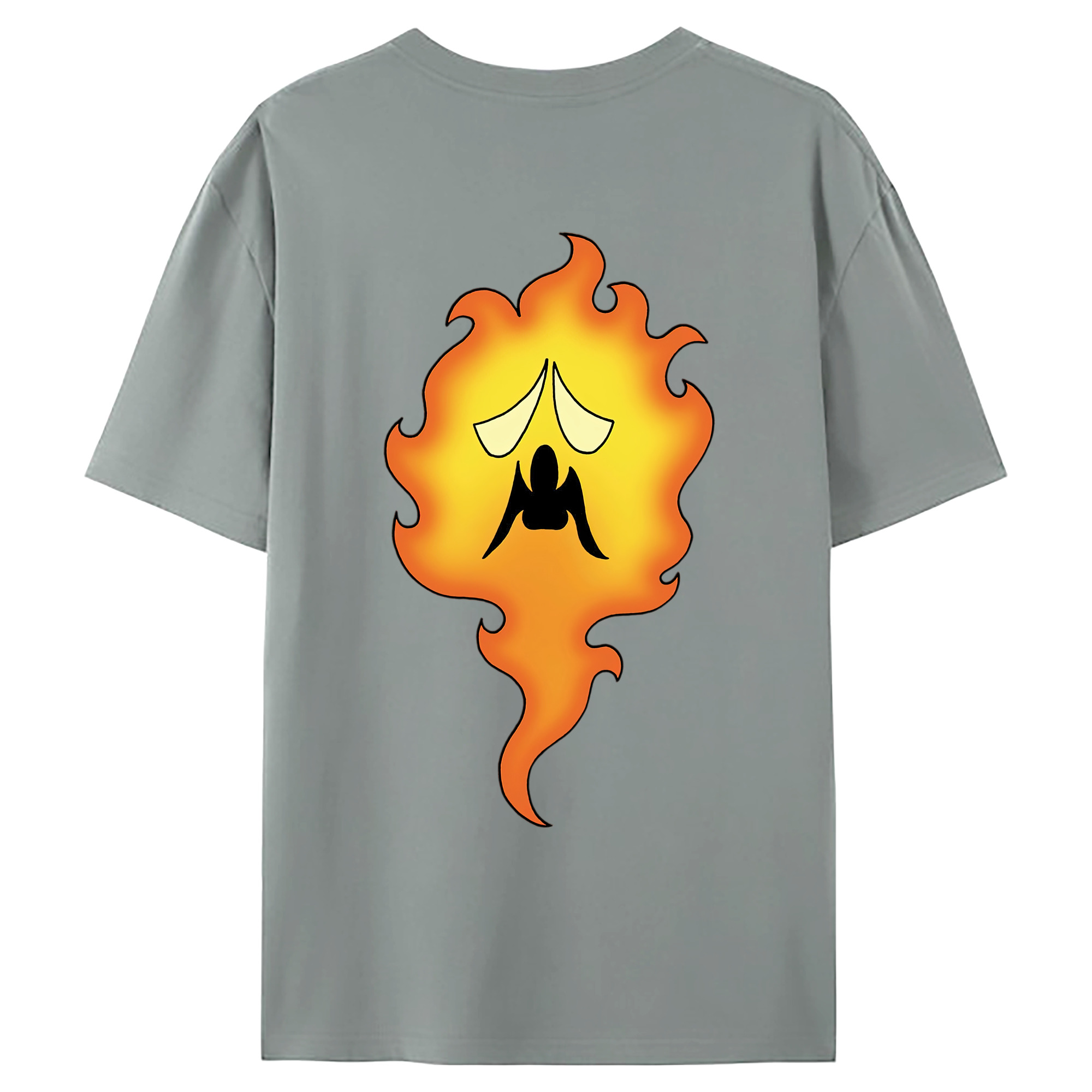 （画像用） ドラゴンクエスト Doragon Kuesuto Dragon Quest 綿100％ メンズ半袖Tシャツ（バックプリント） 通気性
